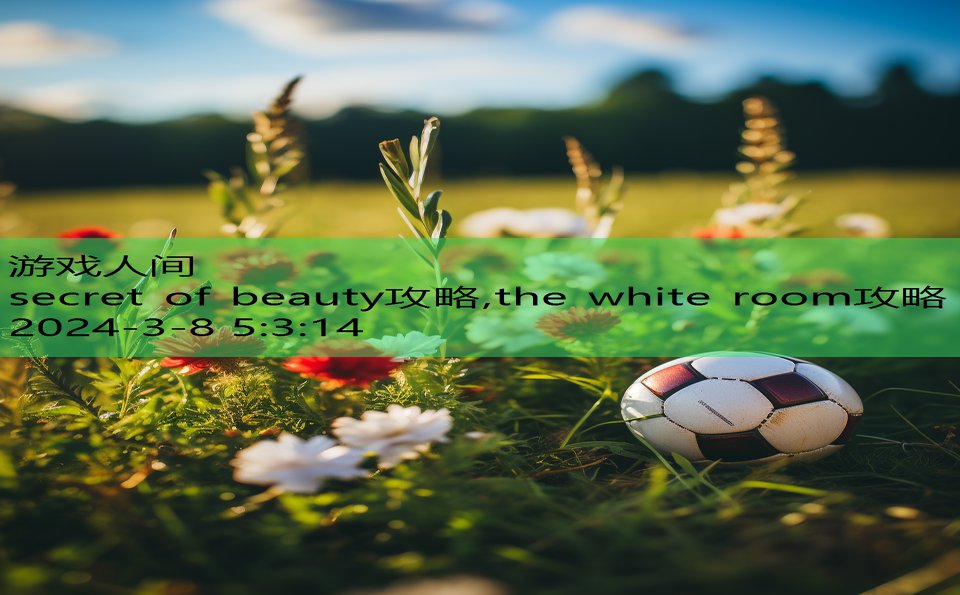 secret of beauty攻略,the white room攻略