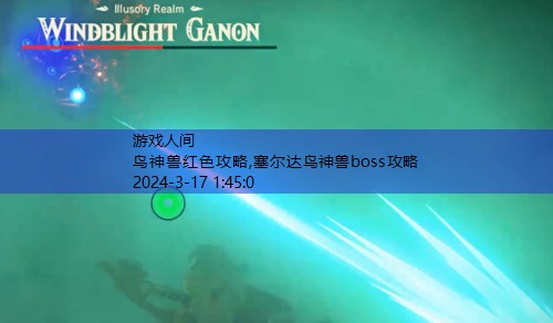 塞尔达鸟神兽boss攻略