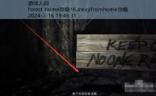 forest home攻略16,awayfromhome攻略-游戏人间