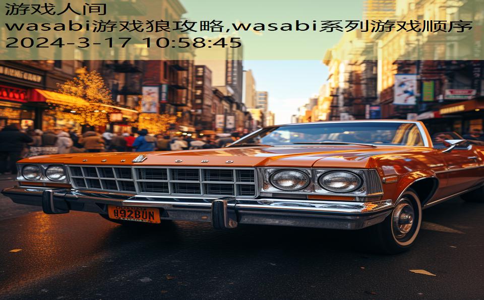 wasabi游戏狼攻略,wasabi系列游戏顺序