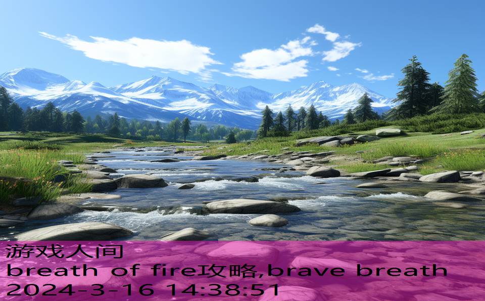 breath of fire攻略,brave breath