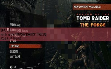 tomb raider设置中文