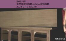 中学校游戏攻略,school游戏攻略-游戏人间