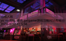 yu no攻略 调查,galgame游戏攻略网站有哪些-游戏人间