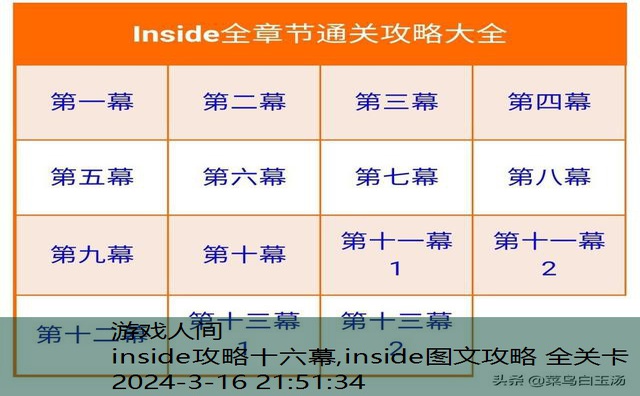 inside攻略十六幕