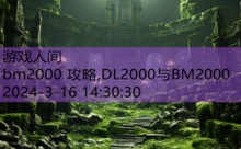 bm2000 攻略,DL2000与BM2000-游戏人间