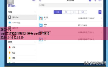如何查看ipad文件管理