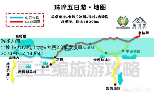 尘埃拉力赛2.0路书图解