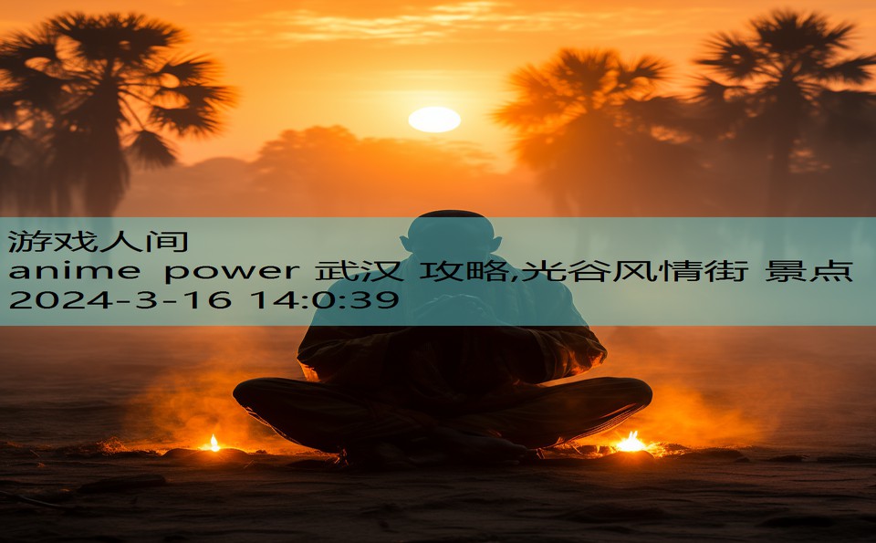 anime power 武汉 攻略,光谷风情街 景点