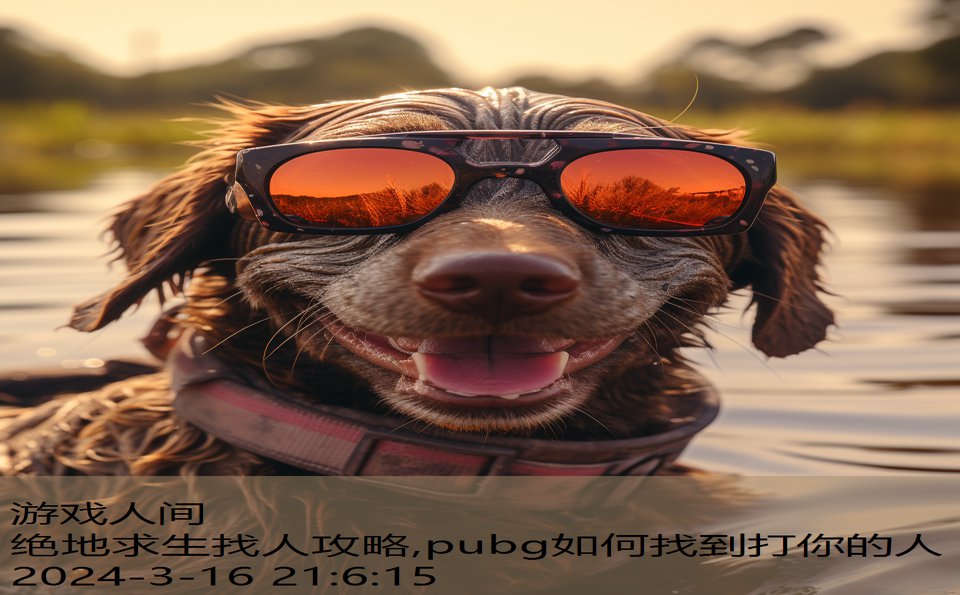 绝地求生找人攻略,pubg如何找到打你的人