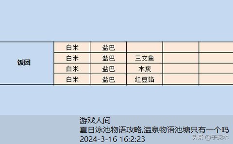 夏日水上乐园物语攻略