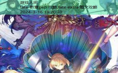 fate 新章psp 攻略